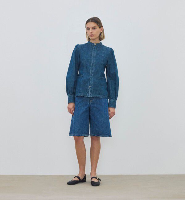 DES PRES「ライトウェイトデニム パフスリーブブルゾン」|デニムジャケット|