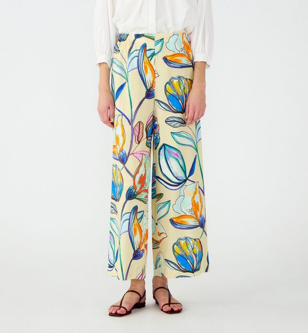 Ballsey「ボタニコプリント セミワイドパンツ」|その他|