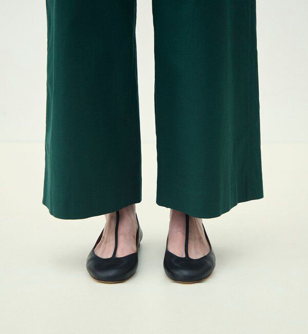 MACPHEE「コットンレーヨンリネンストレッチ ストレートパンツ」|その他|