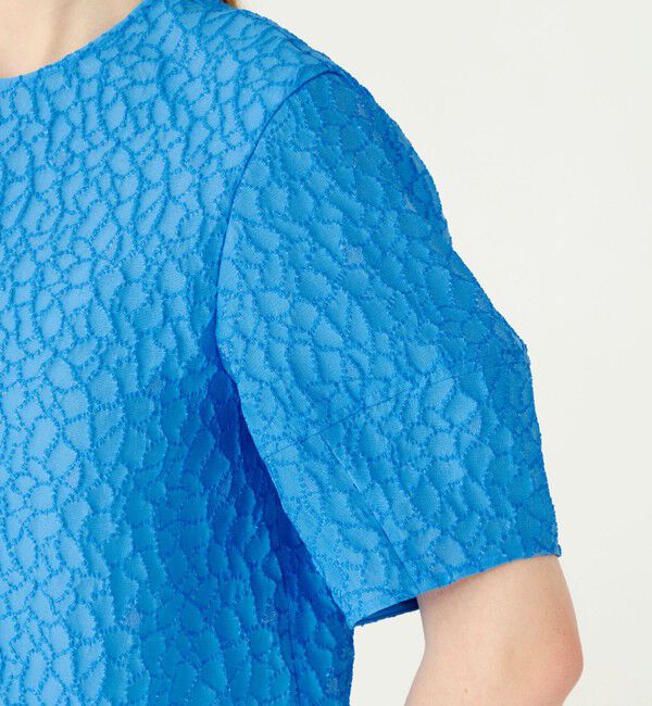 Ballsey「バブルジャカード ランタンスリーブブラウス」|シャツ・ブラウス|