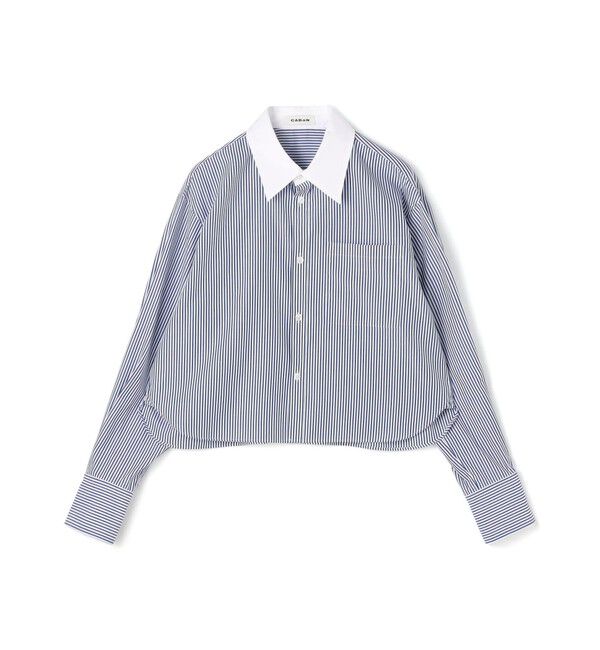 CABaN「コットン ストライプクレリックシャツ」|シャツ・ブラウス|