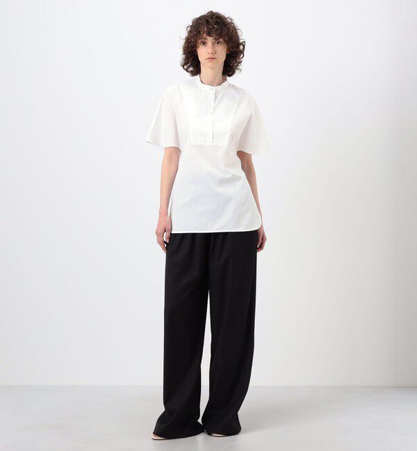 TOMORROWLAND BUYING WEAR「TELMA Cape ハーフスリーブシャツ」|シャツ・ブラウス|