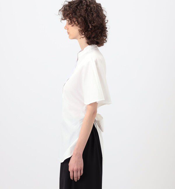 TOMORROWLAND BUYING WEAR「TELMA Cape ハーフスリーブシャツ」|シャツ・ブラウス|