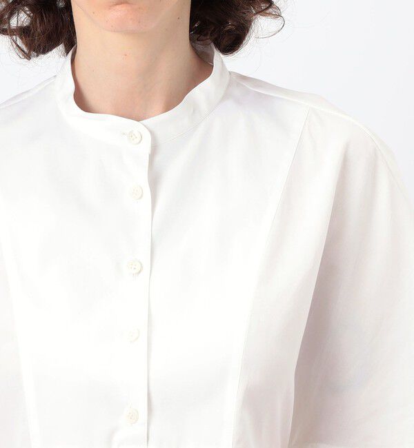 TOMORROWLAND BUYING WEAR「TELMA Cape ハーフスリーブシャツ」|シャツ・ブラウス|