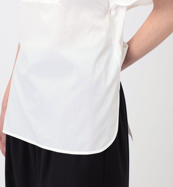 TOMORROWLAND BUYING WEAR「TELMA Cape ハーフスリーブシャツ」|シャツ・ブラウス|