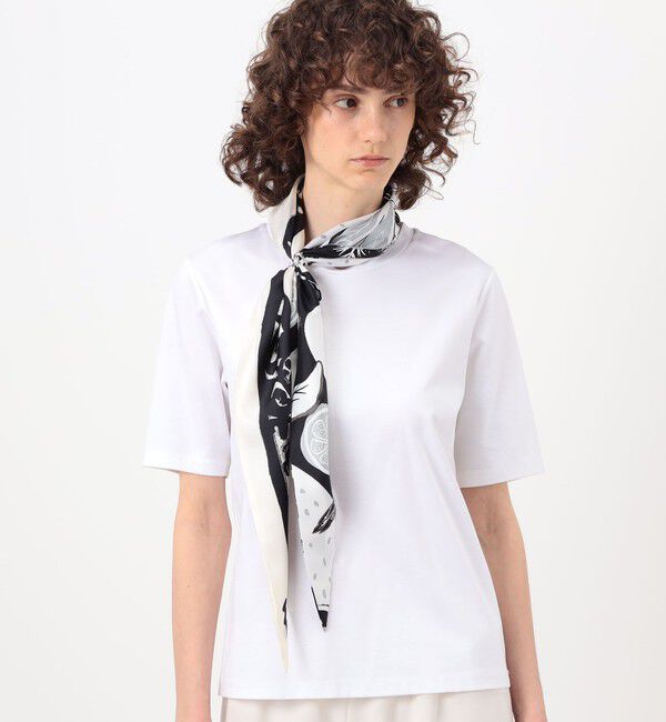 TOMORROWLAND GOODS「manipuri VEGETABLES シルクスカーフ」|バンダナ・スカーフ|