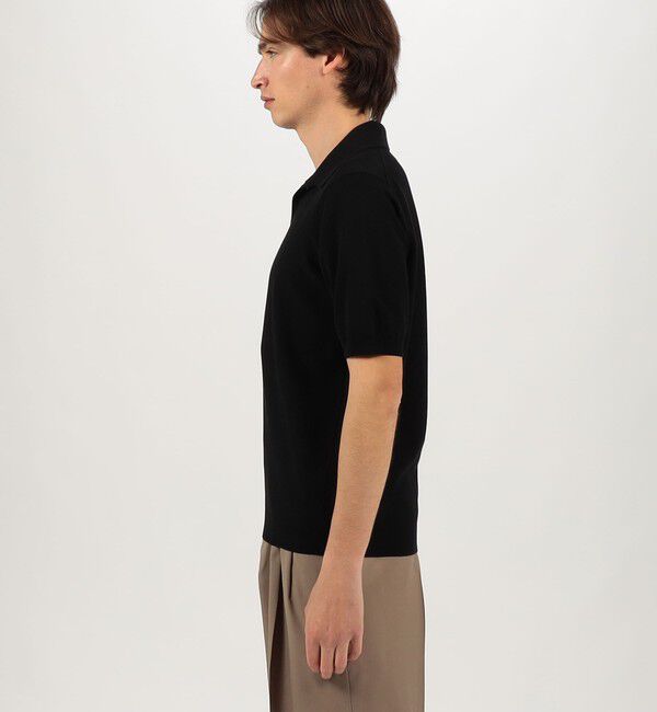 TOMORROWLAND MENS「コットンメッシュ スキッパーニット」|ニット・セーター|