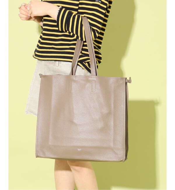  「【blancle/ ブランクレ】S.LETHER SQUEEZE BIG TOTE」|トートバッグ|