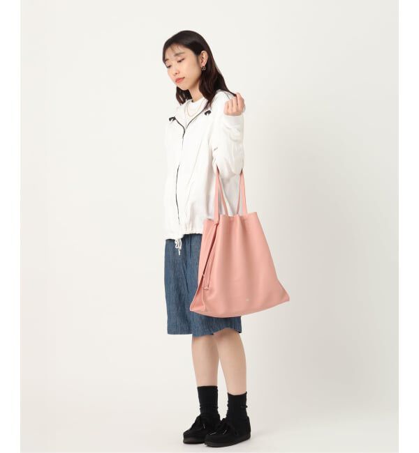  「【blancle/ ブランクレ】S.LETHER SQUEEZE BIG TOTE」|トートバッグ|