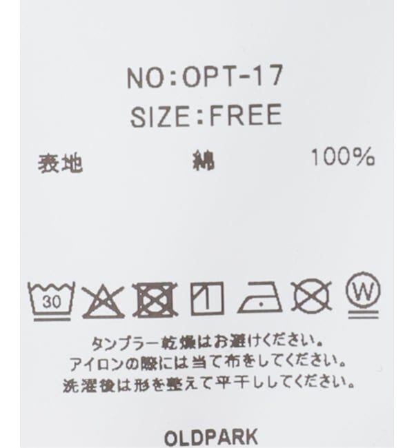  「OLD PARK 別注 ZIP SHOULDER TEE：Tシャツ」|Tシャツ・カットソー|