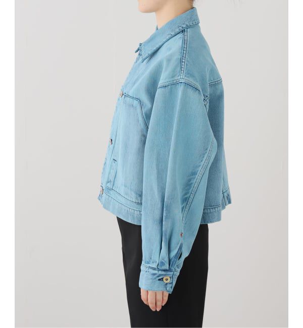  「SAYAKA DAVIS CROPPED JACKET WJK502-DDN：デニムジャケット」|デニムジャケット|