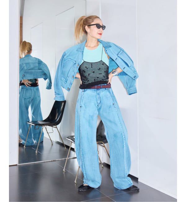  「SAYAKA DAVIS CROCHET CAMISOLE WKT130-PC：キャミブラウス」|シャツ・ブラウス|