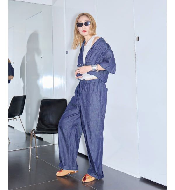  「SAYAKA DAVIS LINEN FUR TANK WKT110-LF：カットソー」|シャツ・ブラウス|