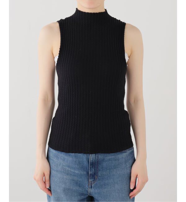  「SAYAKA DAVIS WAVY RIB MOCKNECK TANK WKT122-WR：カットソー」|Tシャツ・カットソー|