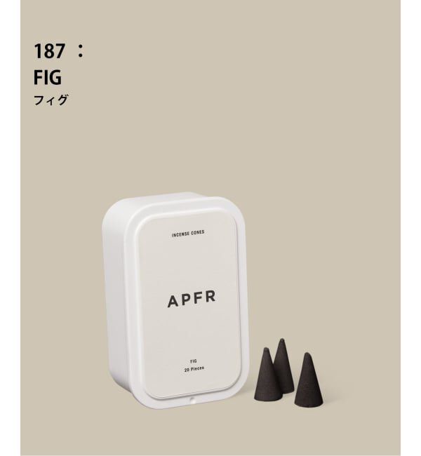 ACME「【APFR/アポテーケ フレグランス】INCENSE CONE　お香」|アロマ・ルームフレグランス|グリーンべース