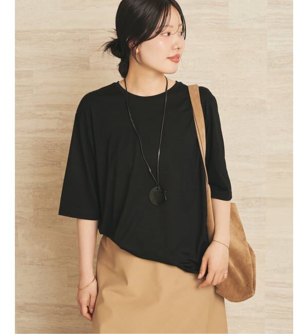 Plage「toropical jersey Tシャツ」|Tシャツ・カットソー|ブラック