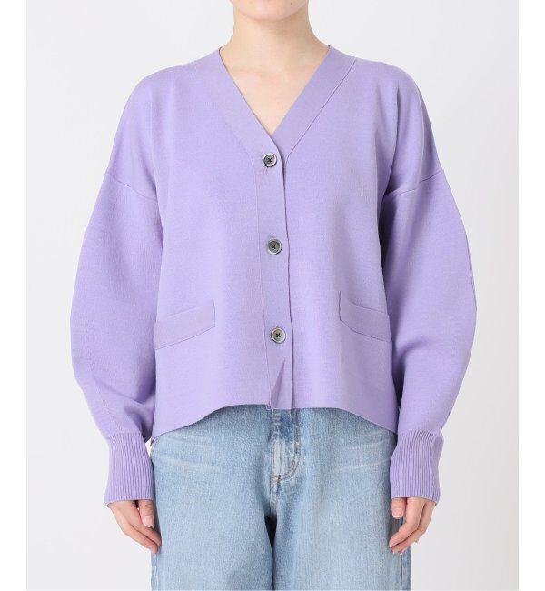 IENA「スーパーファインスムース ショートカーディガン」|カーディガン|