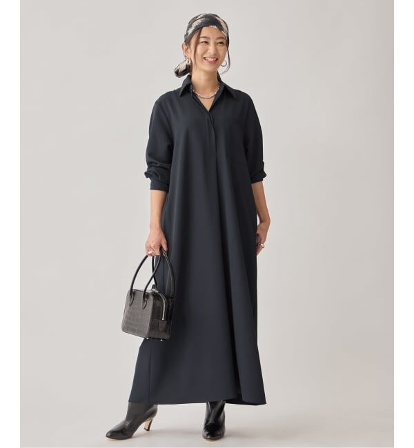 VERMEIL par iena「スキッパーシャツワンピース」|ワンピース|