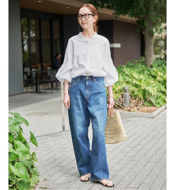 SLOBE IENA「《WEB限定/追加》ピンタックバルーンスリーブブラウス」|シャツ・ブラウス|