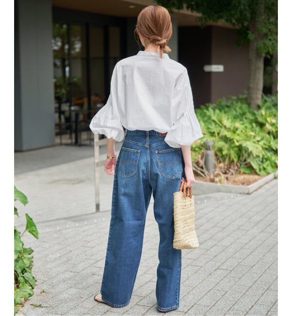 SLOBE IENA「《WEB限定/追加》ピンタックバルーンスリーブブラウス」|シャツ・ブラウス|