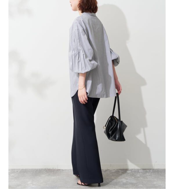 SLOBE IENA「《WEB限定/追加》ピンタックバルーンスリーブブラウス」|シャツ・ブラウス|