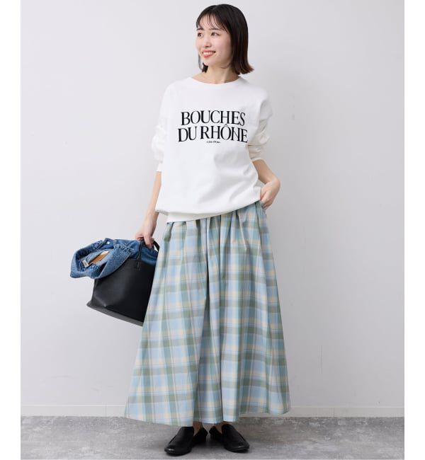 SLOBE IENA「ライトタフタパラシュートスカート」|スカート|