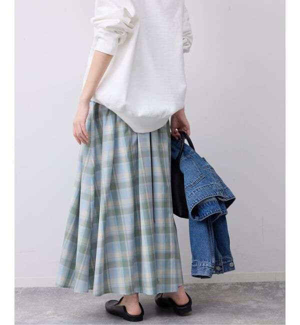 SLOBE IENA「ライトタフタパラシュートスカート」|スカート|