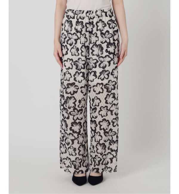 VERMEIL par iena「Shadow Bloom パンツ」|その他|