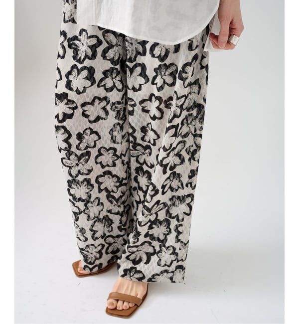 VERMEIL par iena「Shadow Bloom パンツ」|その他|