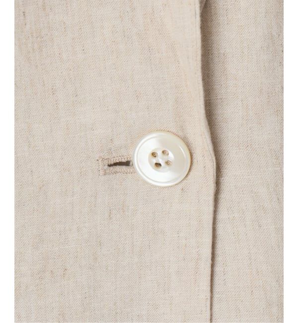 SLOBE IENA「《36.38サイズ展開》リネンレーヨンシングルテーラードジャケット」|テーラードジャケット|