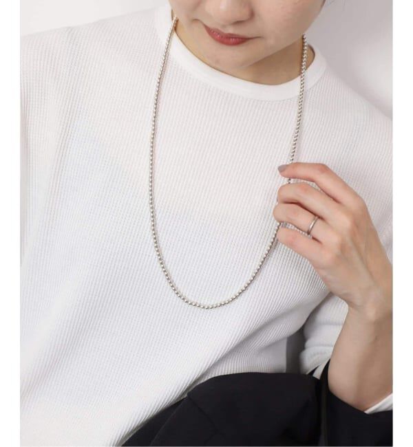 SLOBE IENA「《追加》SLOBE メタルビーズネックレス」|ネックレス|