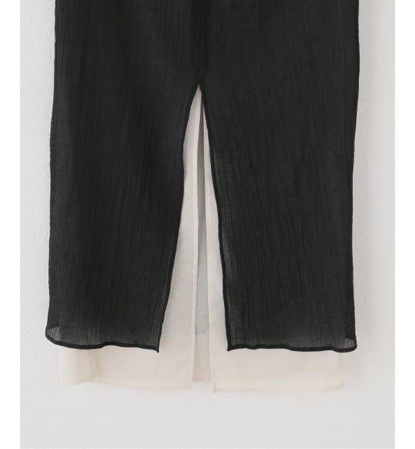 IENA LA BOUCLE「CURRENTAGE カレンテージ レイヤード スカート A2561FS211」|スカート|