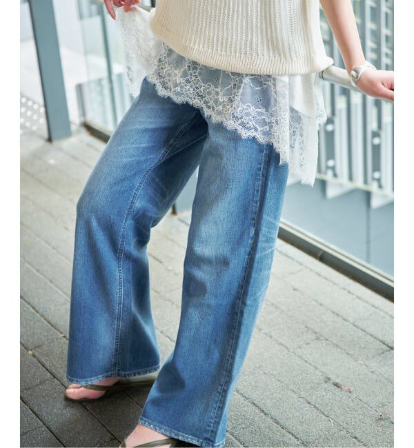 SLOBE IENA「レースコンビノースリカットソー」|Tシャツ・カットソー|