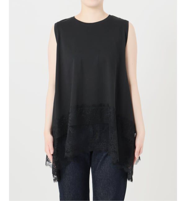 SLOBE IENA「レースコンビノースリカットソー」|Tシャツ・カットソー|