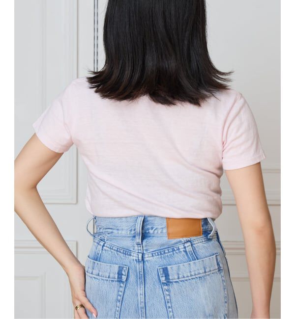 IENA LA BOUCLE「《追加予約》CAROUSE LAMBRA ケラウズランブラ SS SLIM CREW 261-491」|Tシャツ・カットソー|