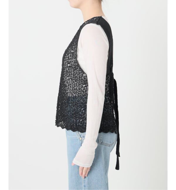 IENA「《追加予約》enrica/エンリカ レースガラKNIT ニット KNIT 225」|ニット・セーター|