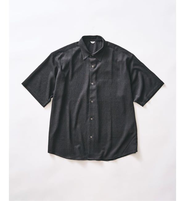 417 EDIFICE「クレープ レギュラーS/Sシャツ」|シャツ・ブラウス|