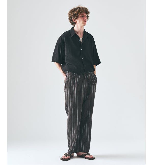 417 EDIFICE「クレープ レギュラーS/Sシャツ」|シャツ・ブラウス|