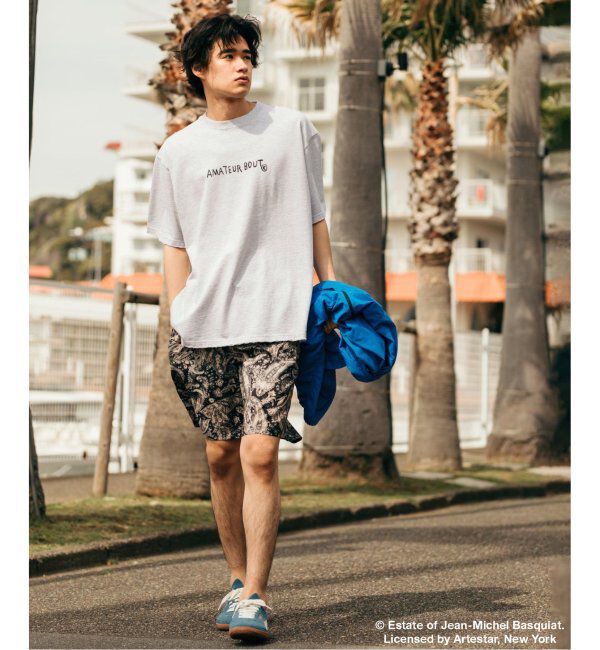 JOURNAL STANDARD「WEB限定 Basquiat / バスキア&times;JOURNAL STANDARD 別注 アートTシャツ」|Tシャツ・カットソー|