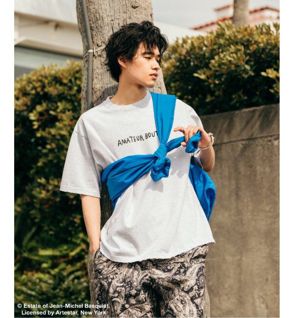 JOURNAL STANDARD「WEB限定 Basquiat / バスキア&times;JOURNAL STANDARD 別注 アートTシャツ」|Tシャツ・カットソー|