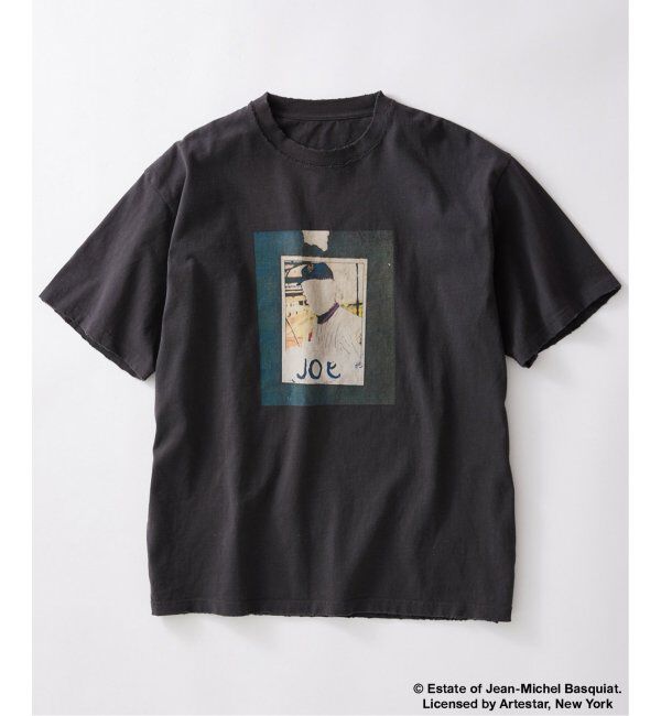 JOURNAL STANDARD「WEB限定 Basquiat / バスキア&times;JOURNAL STANDARD 別注 アートTシャツ」|Tシャツ・カットソー|ブラック D