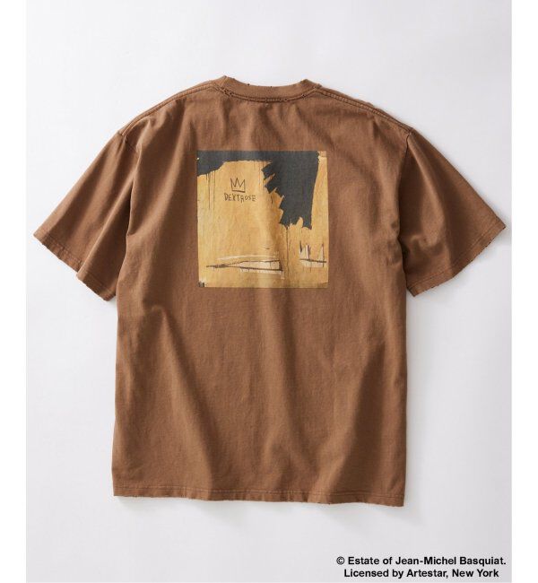 JOURNAL STANDARD「WEB限定 Basquiat / バスキア&times;JOURNAL STANDARD 別注 アートTシャツ」|Tシャツ・カットソー|ブラウン B
