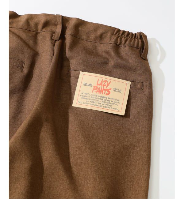 JOURNAL STANDARD relume「バルジ ツイル &rdquo;レイジー&rdquo; 1タック スラックス」|スラックス|