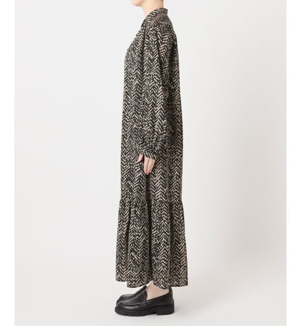 JOURNAL STANDARD「《WEB限定追加》ランダムヘリンボーンプリントワンピース」|ワンピース|