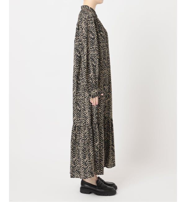 JOURNAL STANDARD「《WEB限定追加》ランダムヘリンボーンプリントワンピース」|ワンピース|