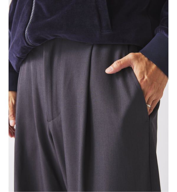 JOURNAL STANDARD relume「バルジ ツイル 1タック &rdquo;レイジー&rdquo; スラックス」|スラックス|