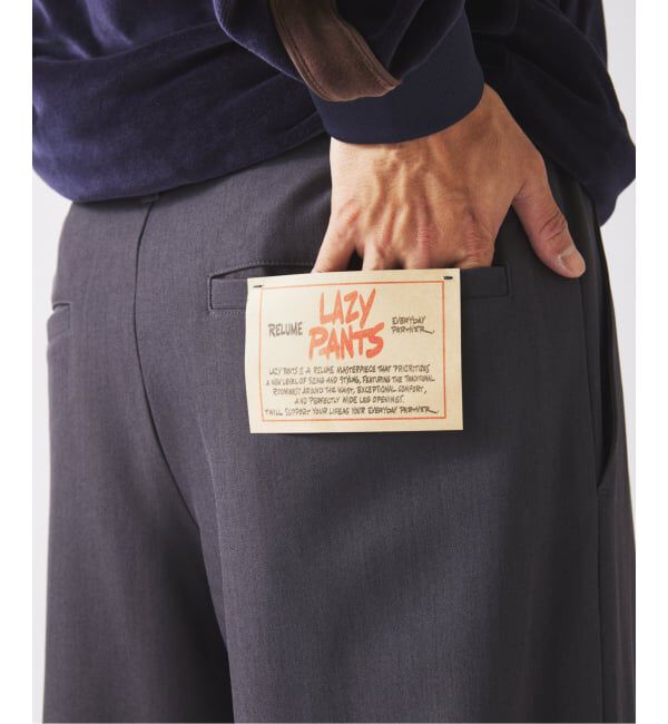 JOURNAL STANDARD relume「バルジ ツイル 1タック &rdquo;レイジー&rdquo; スラックス」|スラックス|