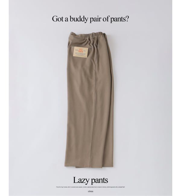 JOURNAL STANDARD relume「バルジ ツイル 1タック &rdquo;レイジー&rdquo; スラックス」|スラックス|ベージュ A