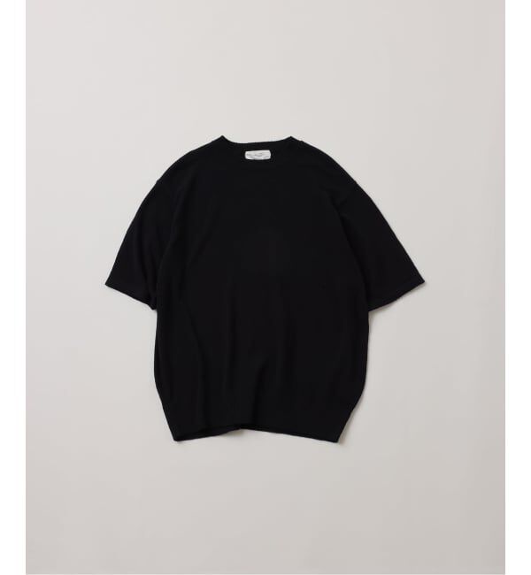 JOURNAL STANDARD「《予約》【FOLL / フォル】dry silk knit tee」|Tシャツ・カットソー|ネイビー