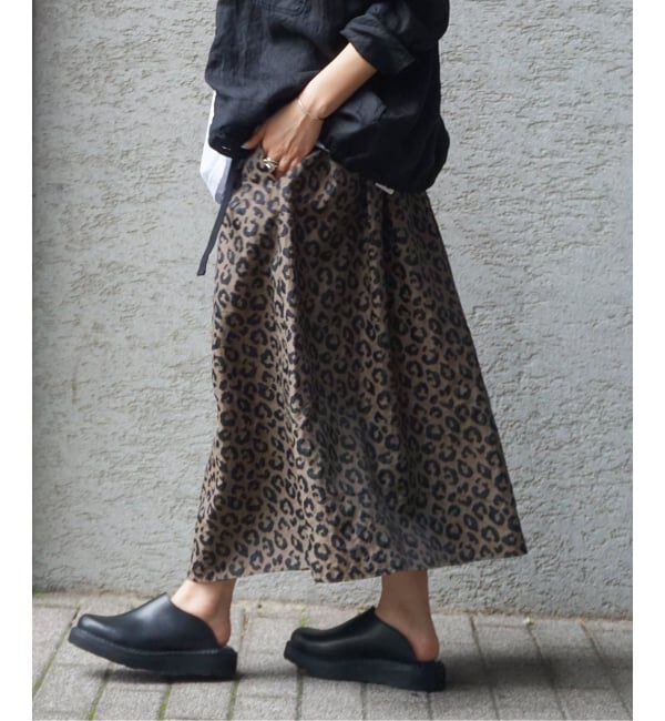 journal standard luxe「《追加2》ダブルJQレオパ スカート」|スカート|ブラウン A